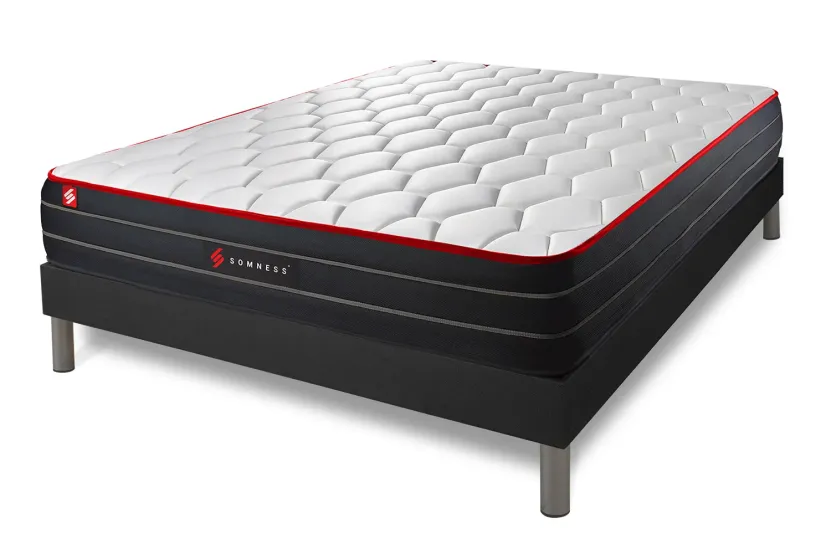 Ensemble Matelas Sommier 200x200 cm - Boost