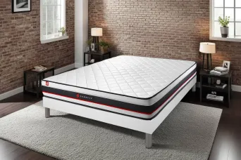 Ensemble Matelas Sommier 140x190 cm - Form