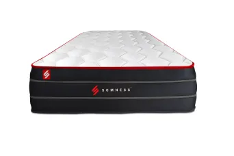 Matelas 90x200 cm Ressorts ensachés et Mémoire de forme - Boost