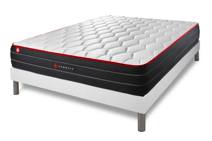 Ensemble Matelas Sommier 200x200 cm - Boost