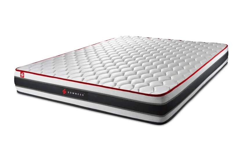 Matelas 140x190 cm Ressorts ensachés et Mémoire de forme - Energy